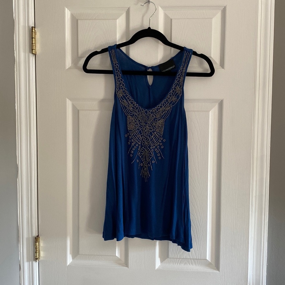 Beaded tank top